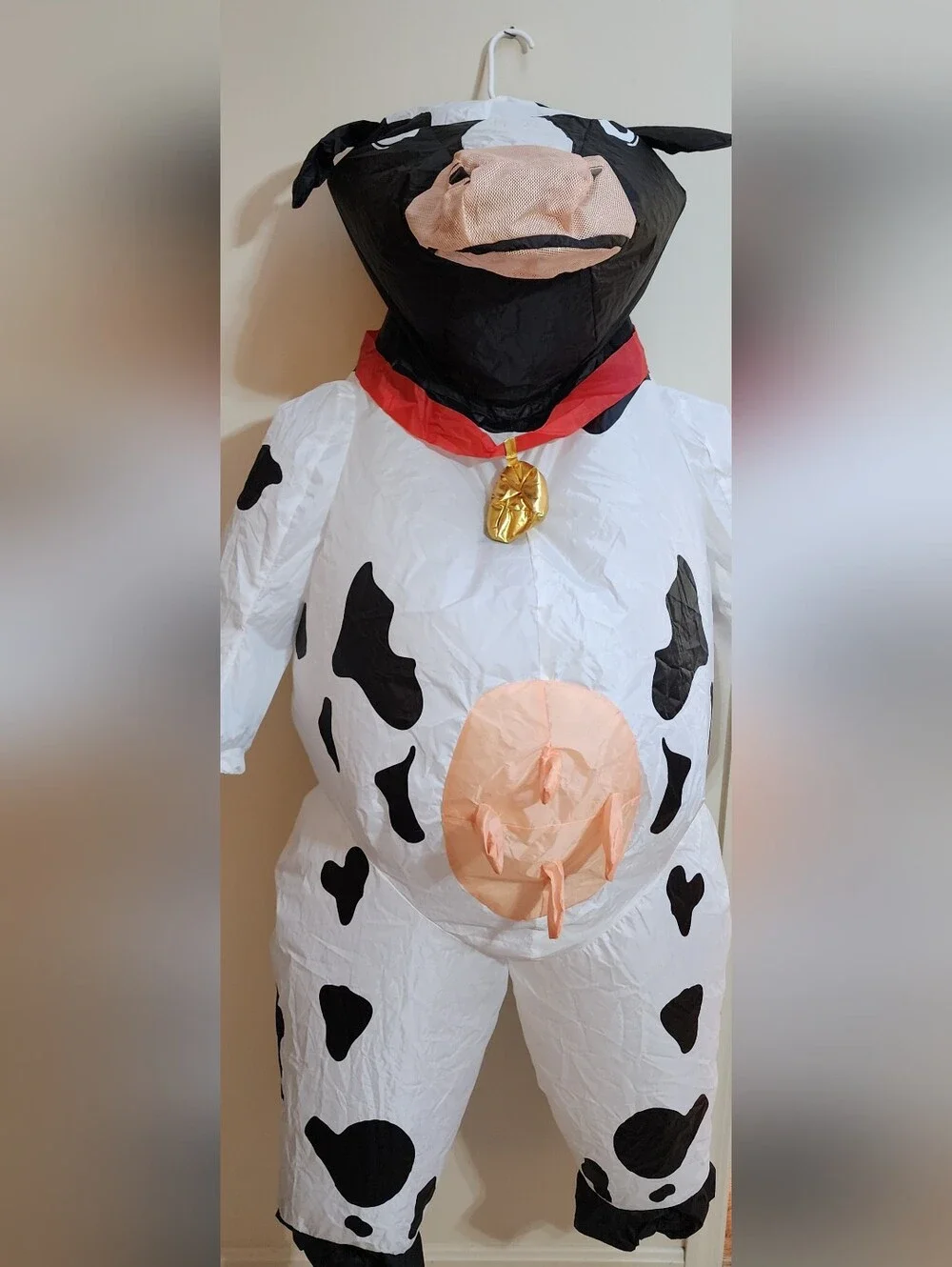 Spirit Kids One-Piece Inflatable COW COSTUME (One Size)